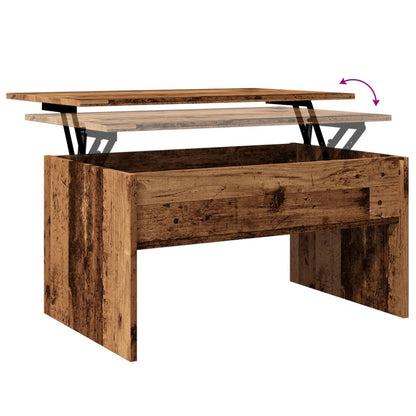 Salongbord Sofabord Gammelt Tre 80x50,5x41,5 cm