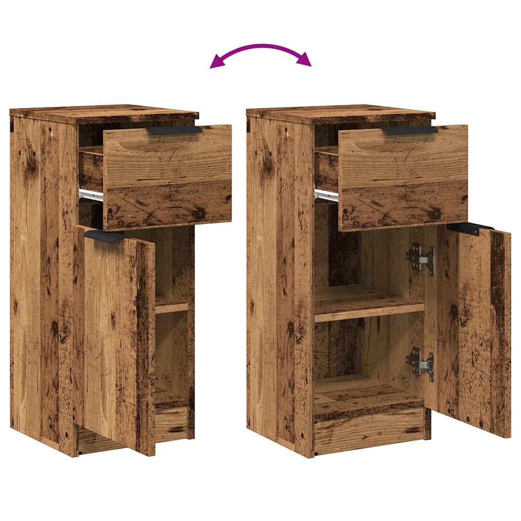 Skjenk Gammelt Tre 30x30x70 cm