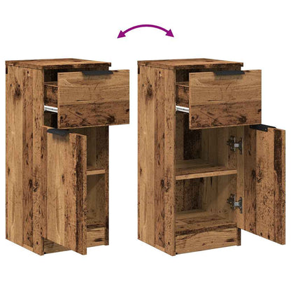 Skjenk Gammelt Tre 30x30x70 cm