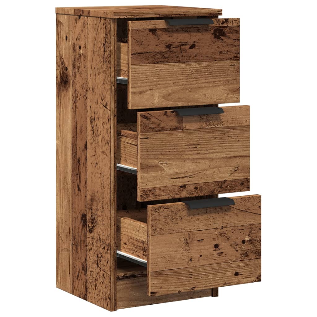 Skjenk Gammelt Tre 30x30x70 cm