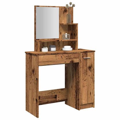 Sminkebord Gammelt Tre speil 86,5x35x136 cm