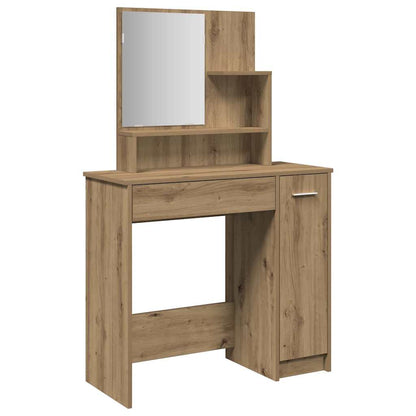 Sminkebord Artisan Eik speil 86,5x35x136 cm