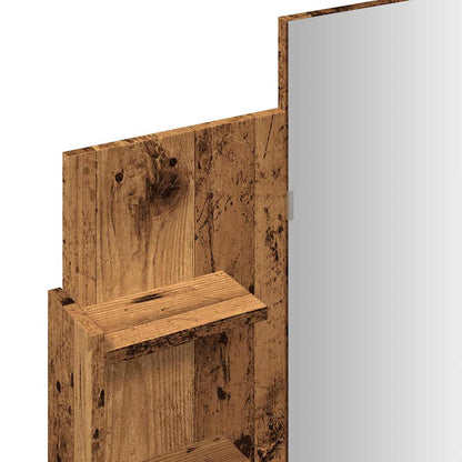 Sminkebord Gammelt Tre speil 96x39x142 cm