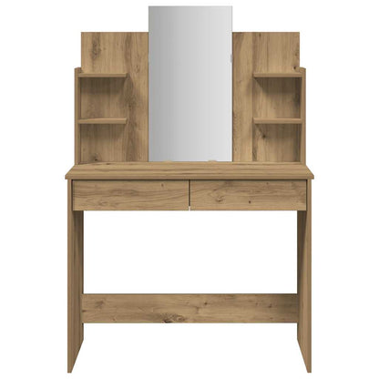 Sminkebord Artisan Eik speil 96x39x142 cm