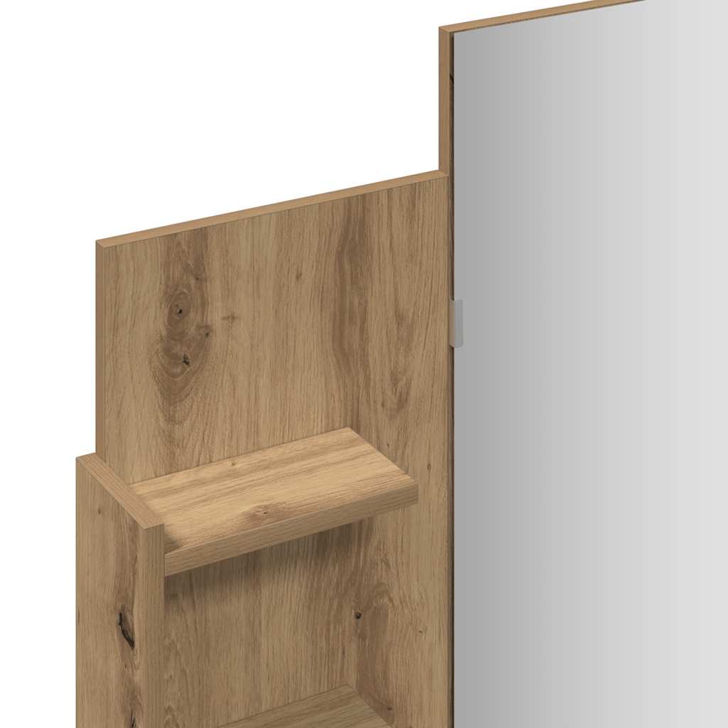 Sminkebord Artisan Eik speil 96x39x142 cm