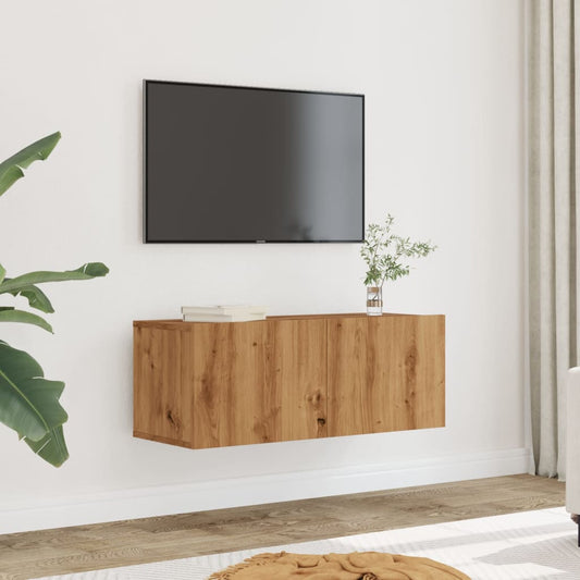 TV-Møbel Artisan Eik Tv-benker 2 stk 80x30x30 cm