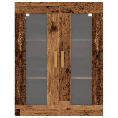 Veggskap Gammelt Tre 69,5x34x90 cm