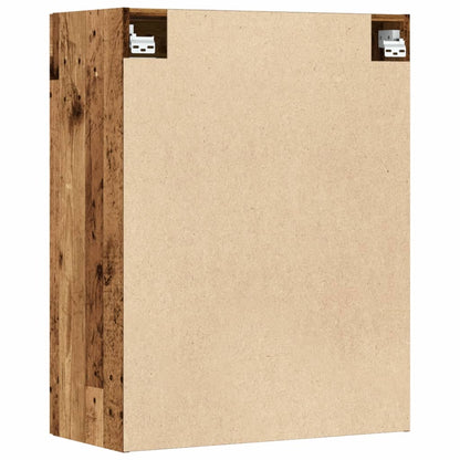 Veggskap Gammelt Tre 69,5x34x90 cm
