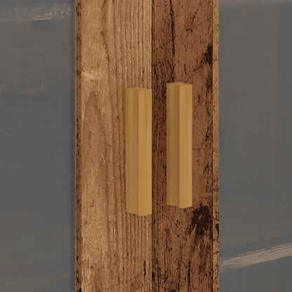 Veggskap Gammelt Tre 69,5x34x90 cm