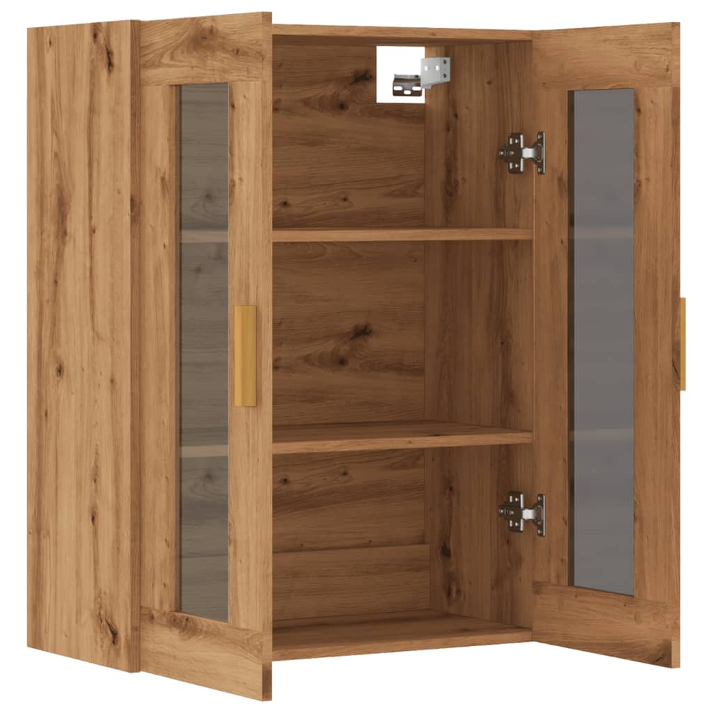 Veggskap Brun Eik 69,5x34x90 cm