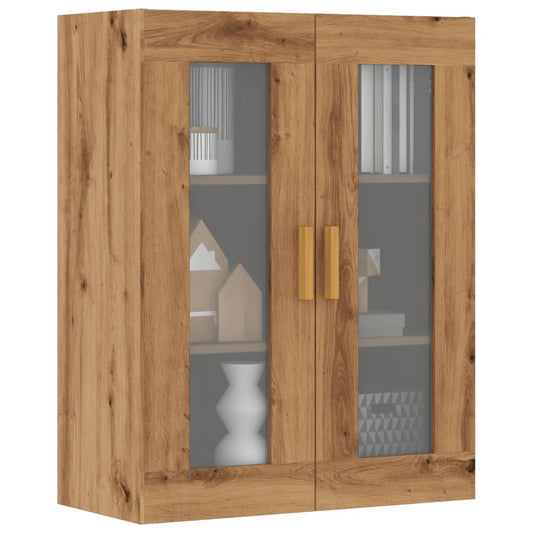 Veggskap Brun Eik 69,5x34x90 cm