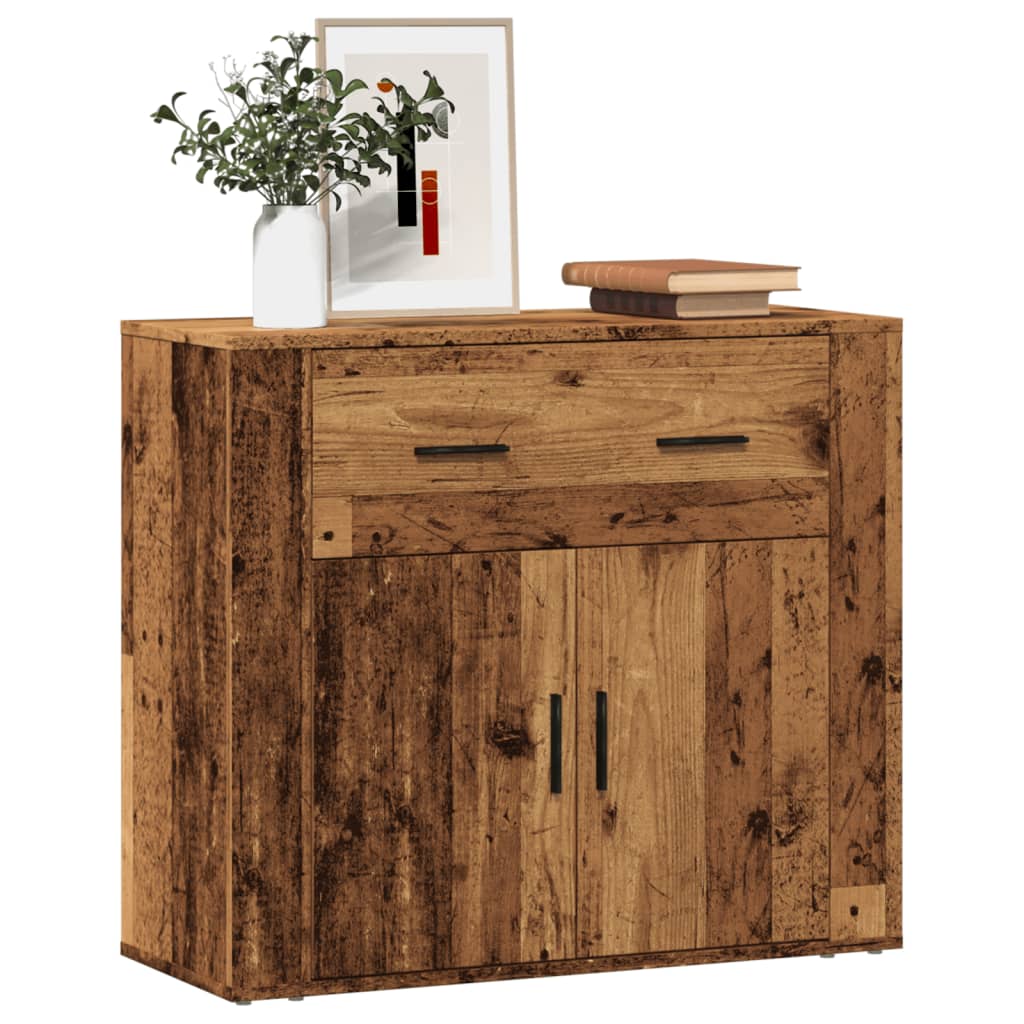 Skjenk Gammelt Tre 80x33x70 cm