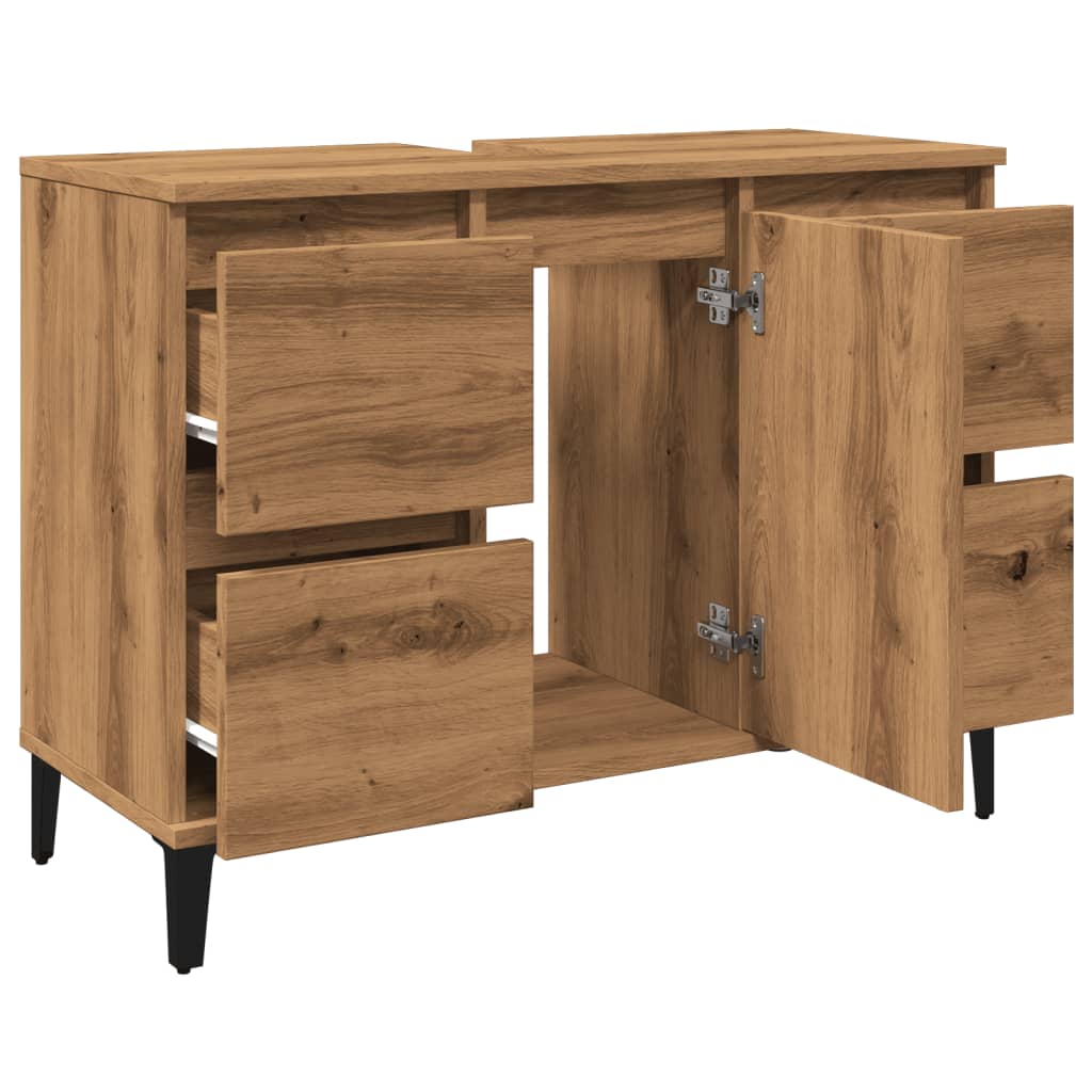 Servantskap Artisan Eik 80x33x60 cm