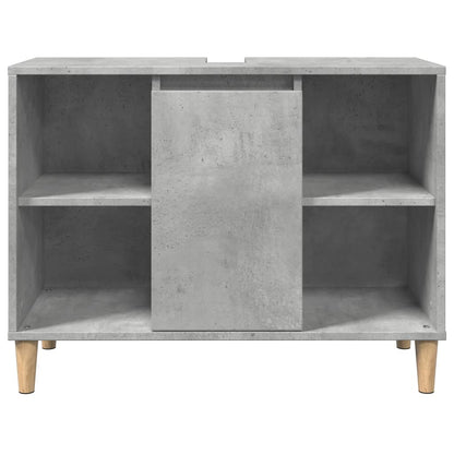 Baderomsskap Betonggrå 80x33x60 cm