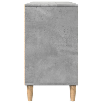 Baderomsskap Betonggrå 80x33x60 cm