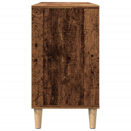 Baderomsskap Gammelt Tre 80x33x60 cm