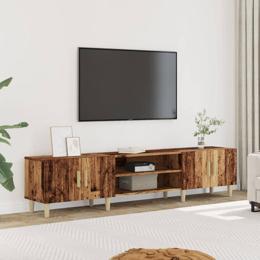 TV-Møbel Gammelt Tre TV-benk 180x31,5x40 cm