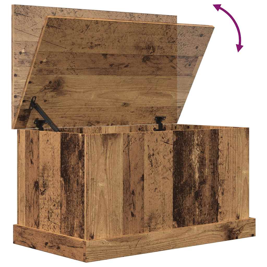 Oppbevaringskiste Gammelt Tre 70x40x38 cm