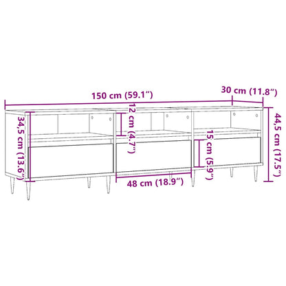 TV-Møbel Gammelt Tre Tv-benk 150x30x44,5 cm