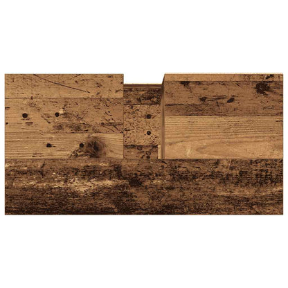 Baderomsskap Gammelt Tre 65x33x60 cm