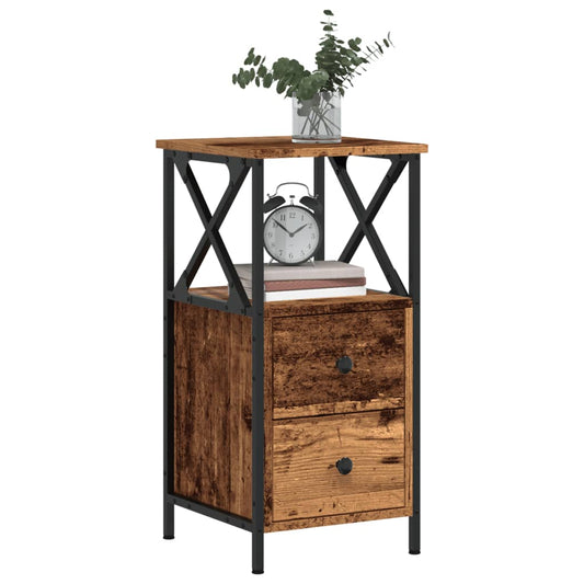Nattbord Sengbord Gammelt Tre 34x35,5x70 cm