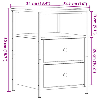 Nattbord Sengbord Artisan Eik 34x35,5x50 cm