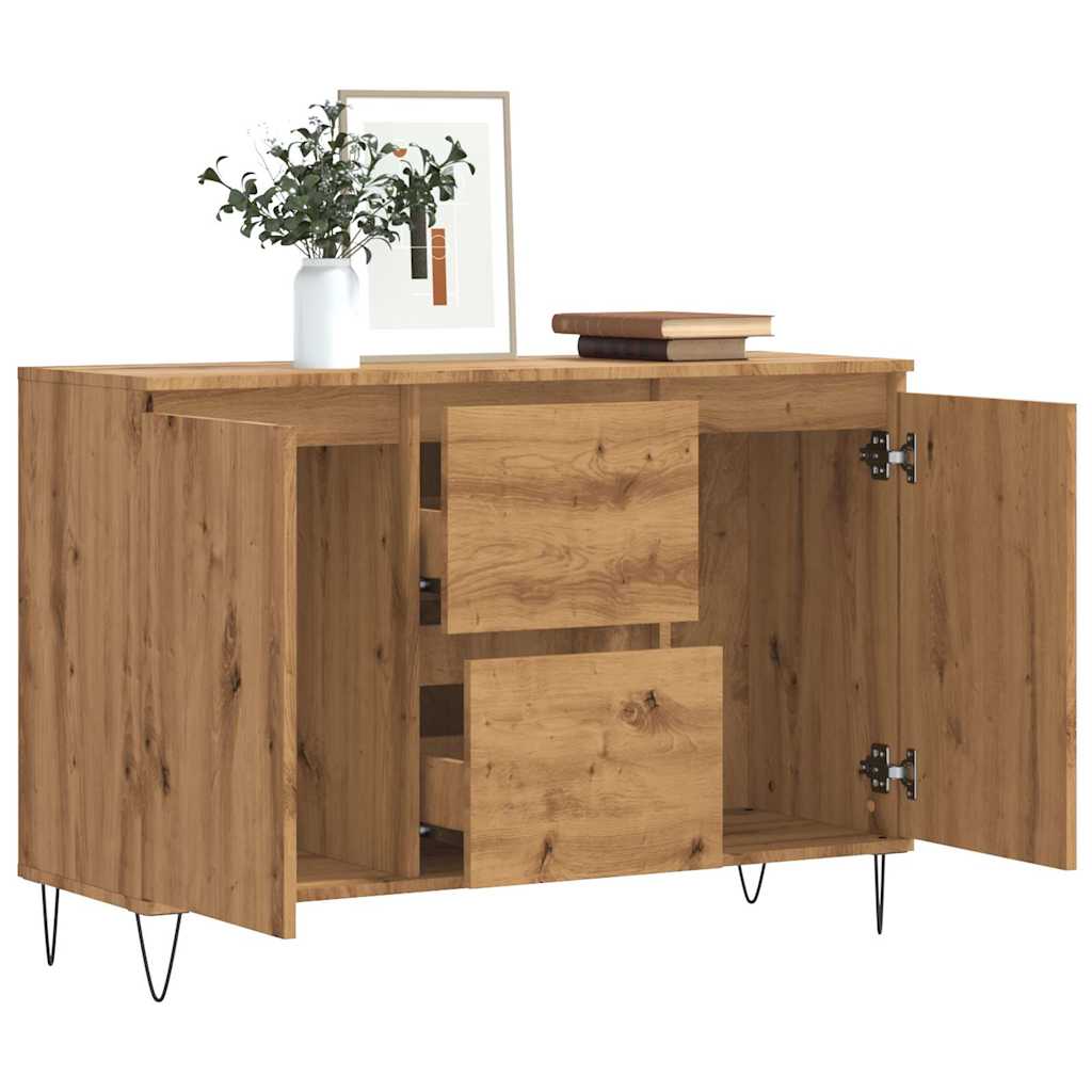 Skjenk Brun Eik 104x35x70 cm
