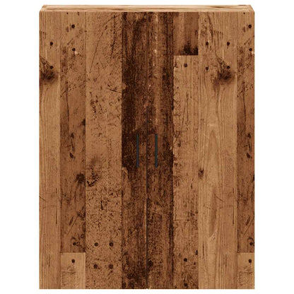Veggskap Gammelt Tre 69,5x34x90 cm