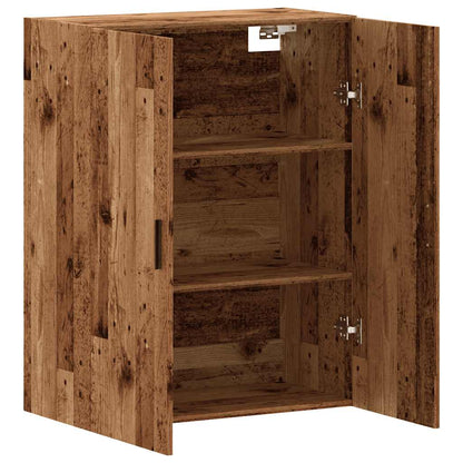 Veggskap Gammelt Tre 69,5x34x90 cm