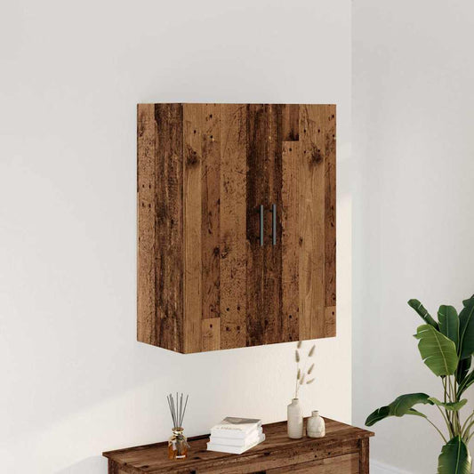 Veggskap Gammelt Tre 69,5x34x90 cm