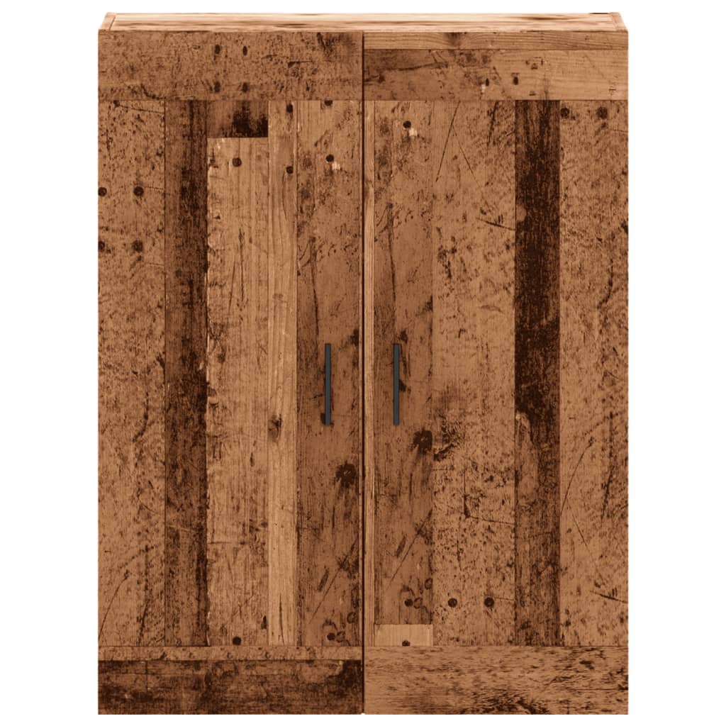 Veggskap Gammelt Tre 69,5x34x90 cm