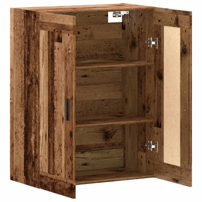 Veggskap Gammelt Tre 69,5x34x90 cm