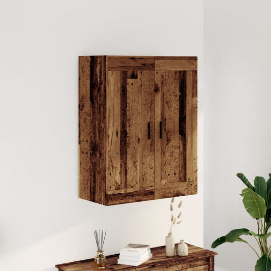 Veggskap Gammelt Tre 69,5x34x90 cm