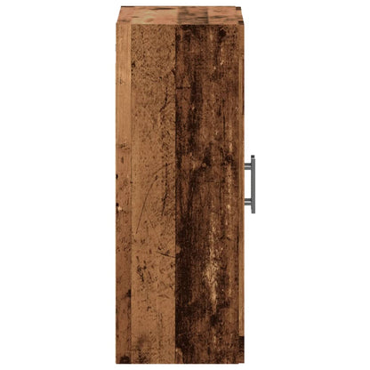 Veggskap Gammelt Tre 69,5x34x90 cm