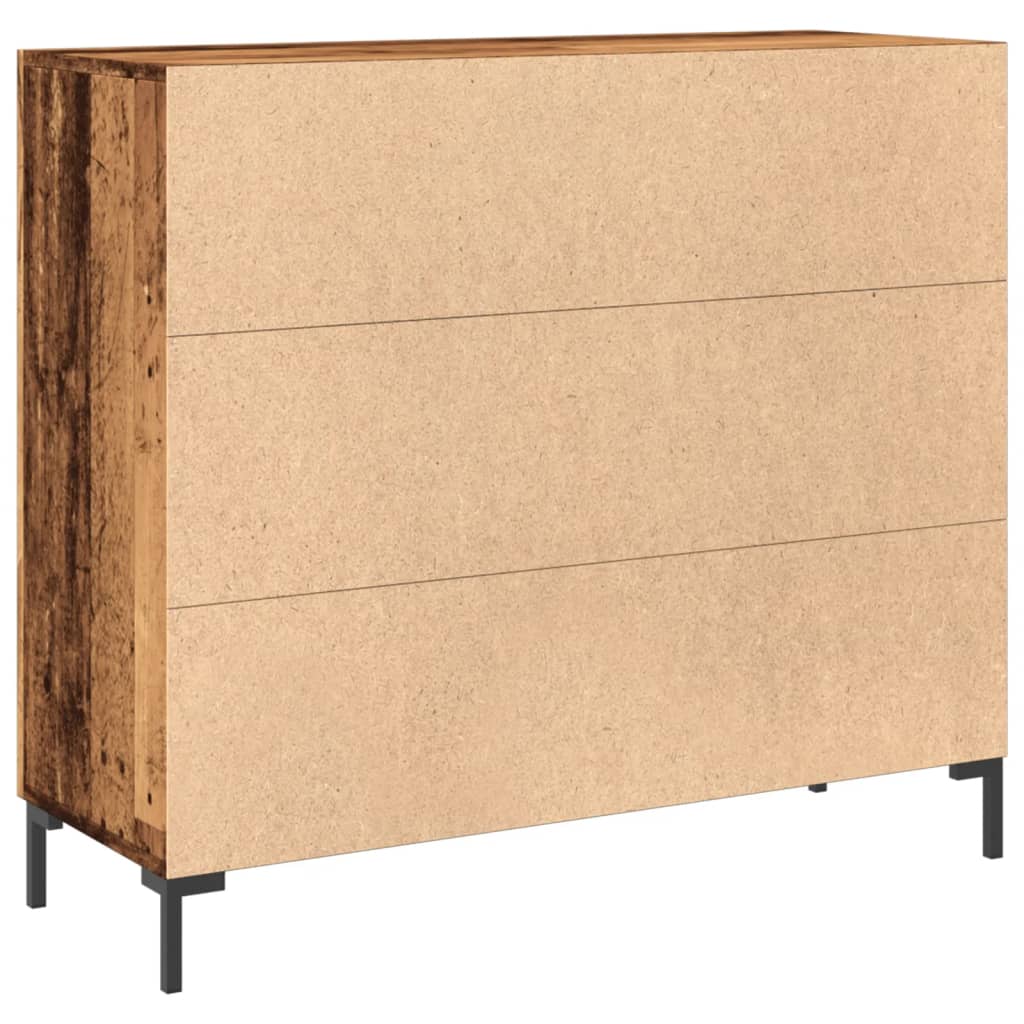Skjenk Gammelt Tre 90x34x80 cm