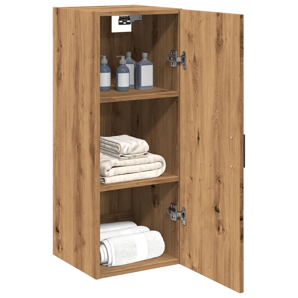 Veggskap Artisan Eik 34,5x34x90 cm