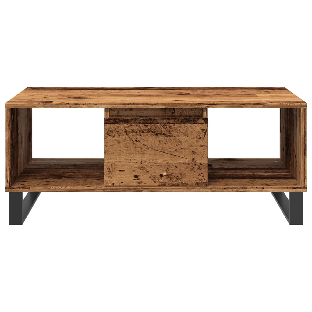 Salongbord Sofabord Gammelt Tre 90x50x36,5 cm