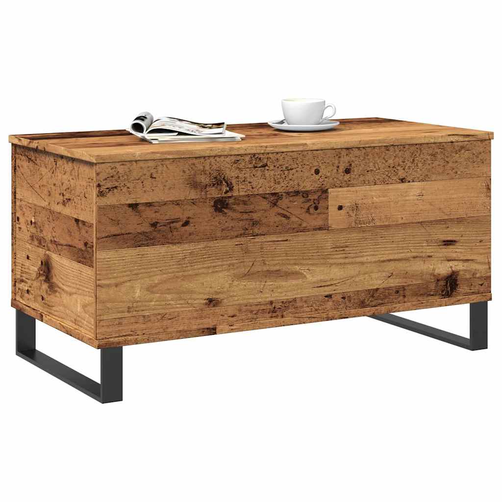 Salongbord Sofabord Gammelt Tre 90x44,5x45 cm