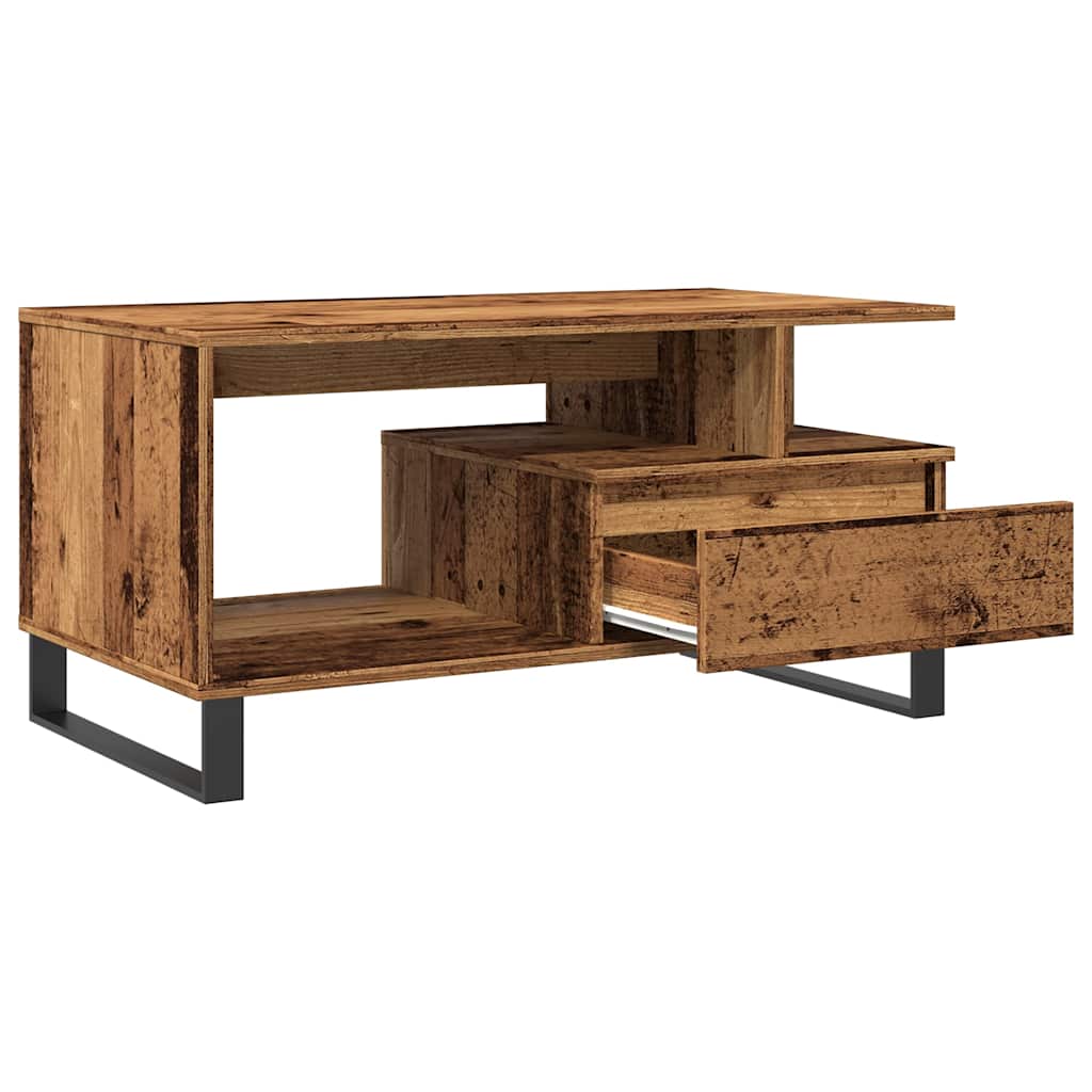 Salongbord Sofabord Gammelt Tre 90x49x45 cm