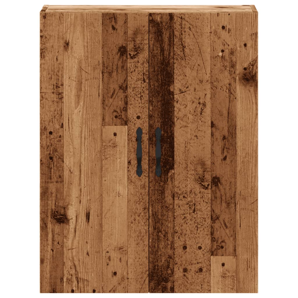 Veggskap Gammelt Tre 69,5x34x90 cm