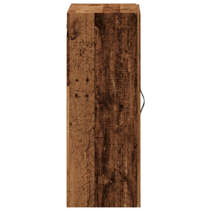 Veggskap Gammelt Tre 69,5x34x90 cm