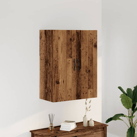 Veggskap Gammelt Tre 69,5x34x90 cm