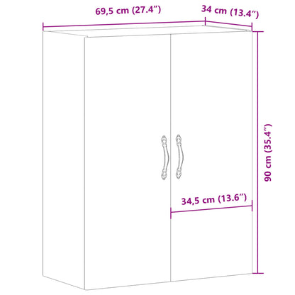 Veggskap Artisan Eik 69,5x34x90 cm