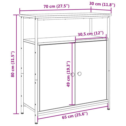 Skjenk Artisan Eik 70x30x80 cm