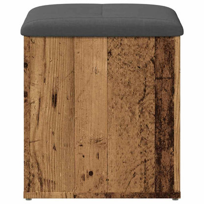 Sittebenk Oppbevaringsbenk Gammelt Tre 42x42x45 cm