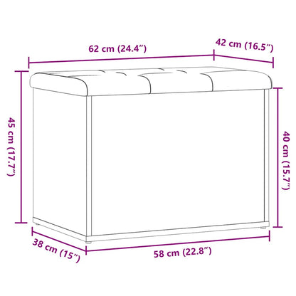 Sittebenk Oppbevaringsbenk Artisan Eik 62x42x45 cm