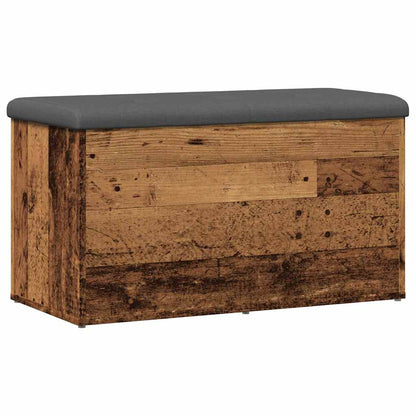 Sittebenk Oppbevaringsbenk Gammelt Tre 82x42x45 cm