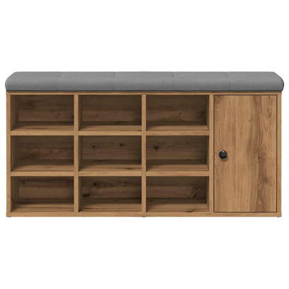 Sittebenk Skohylle Artisan Eik 102x32x50 cm