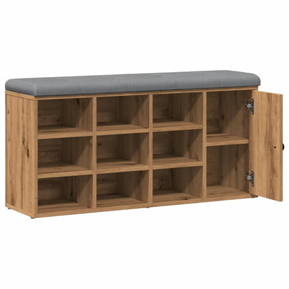 Sittebenk Skohylle Artisan Eik 102x32x50 cm