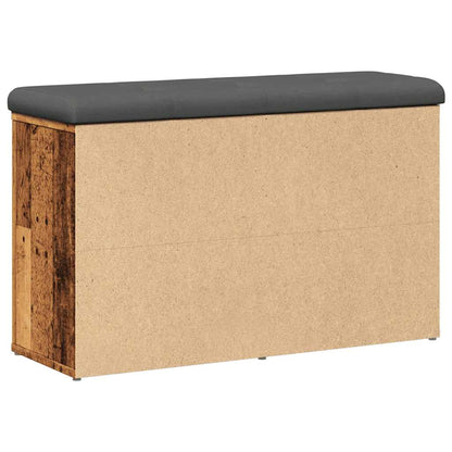 Skoskap Skohylle Skobenk Gammelt Tre 82x32x50 cm